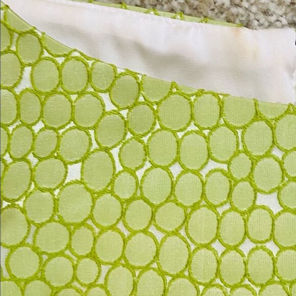 Eli Tahari sleeveless sheath fitted dress colorblock texture back exposed zipper - Picture 12 of 12